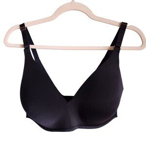 Soma Bra 36DD 36E Black Women's Vanishing 360 Wireless Back Close